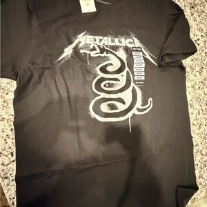 Metallica Black Snake Graphic Tee